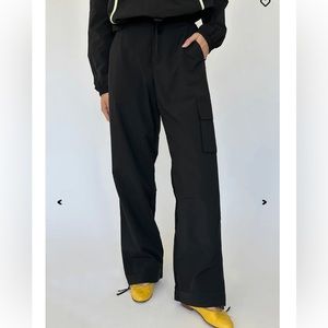 DONNI nylon cargo pant.